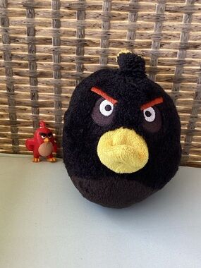 Angry Bird Plush Pet Toy And Mini